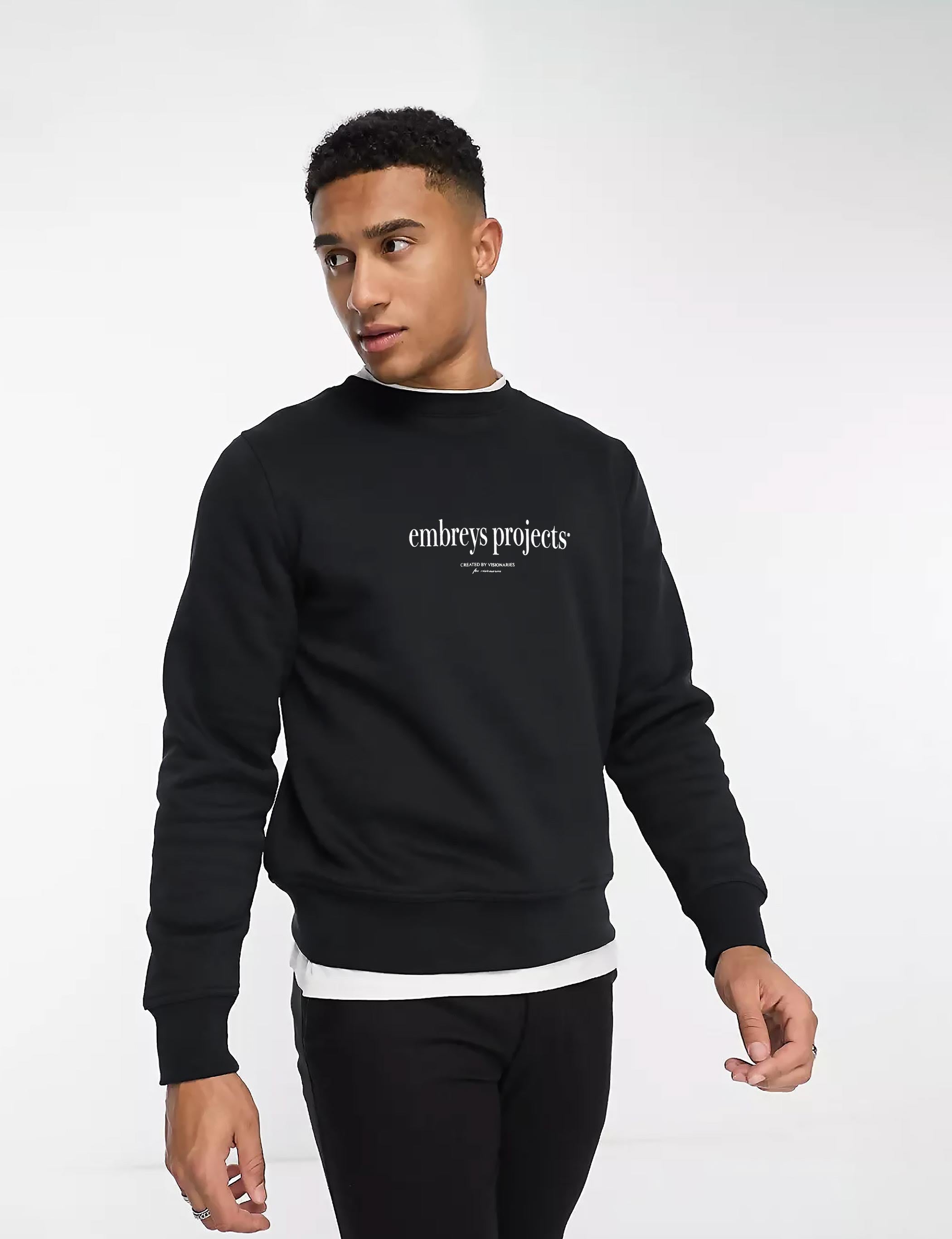 ABILITY CN SWEATSHIRT - BLACK - Embreys Projects