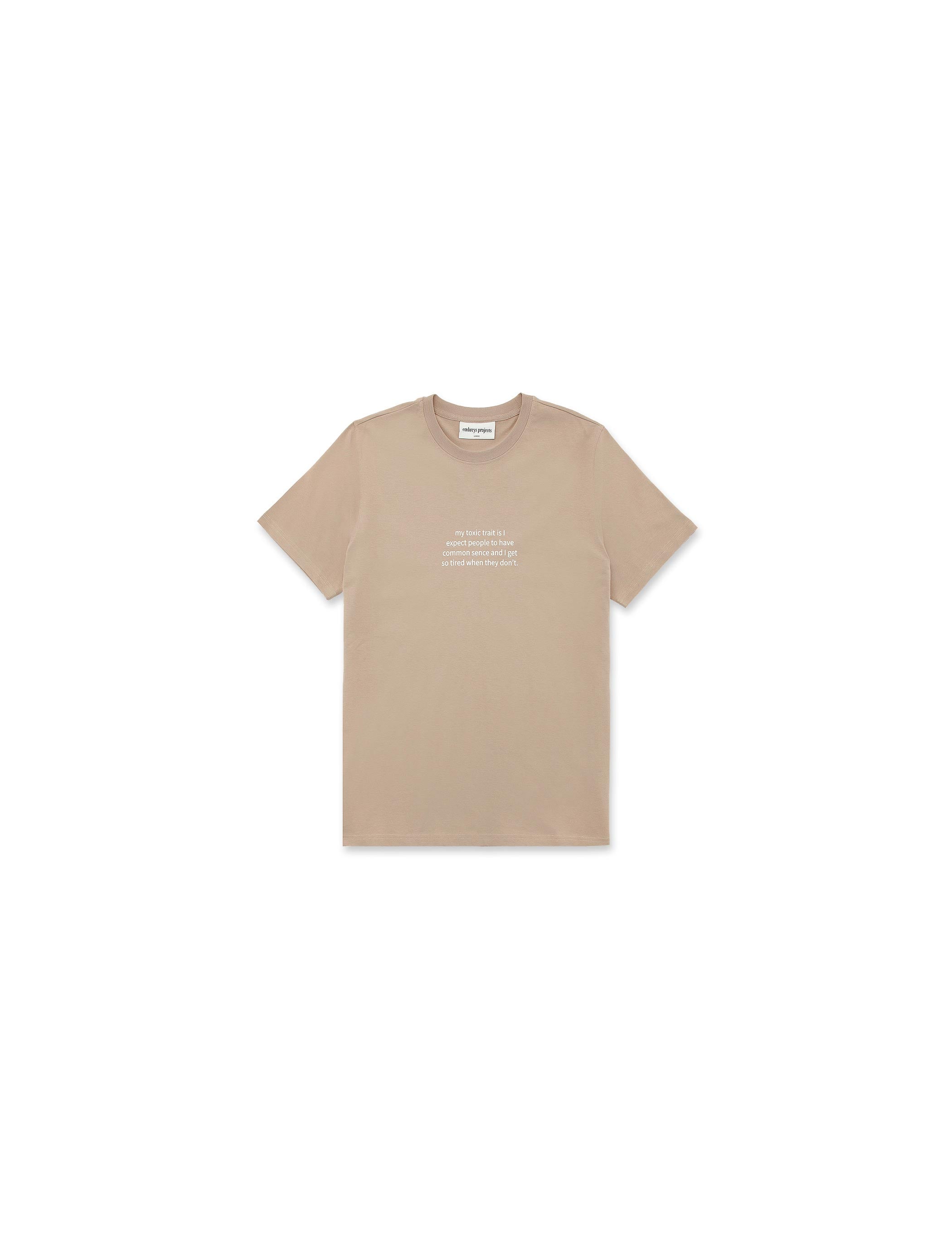 BELIEF SS TEE - ELEPHANT SKIN (W) - Embreys Projects