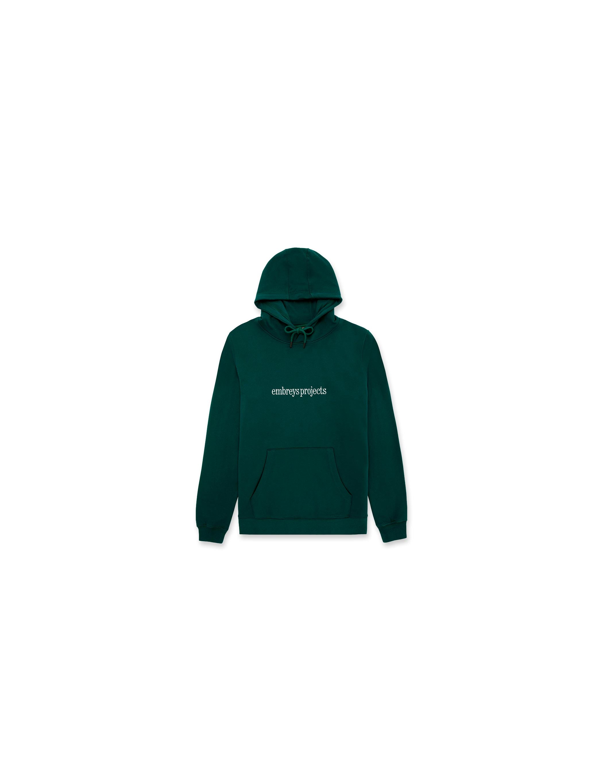 2-PACK ★ BLAKE HOODIE & ISAAK TEE (grøn & hvid) (W) - Embreys Projects