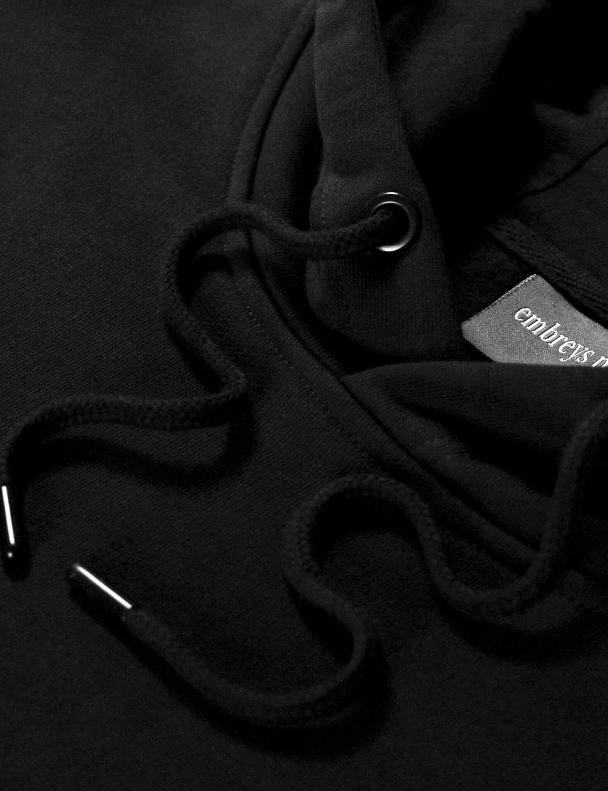 BLAKE HOODIE - BLACK (W) - Embreys Projects