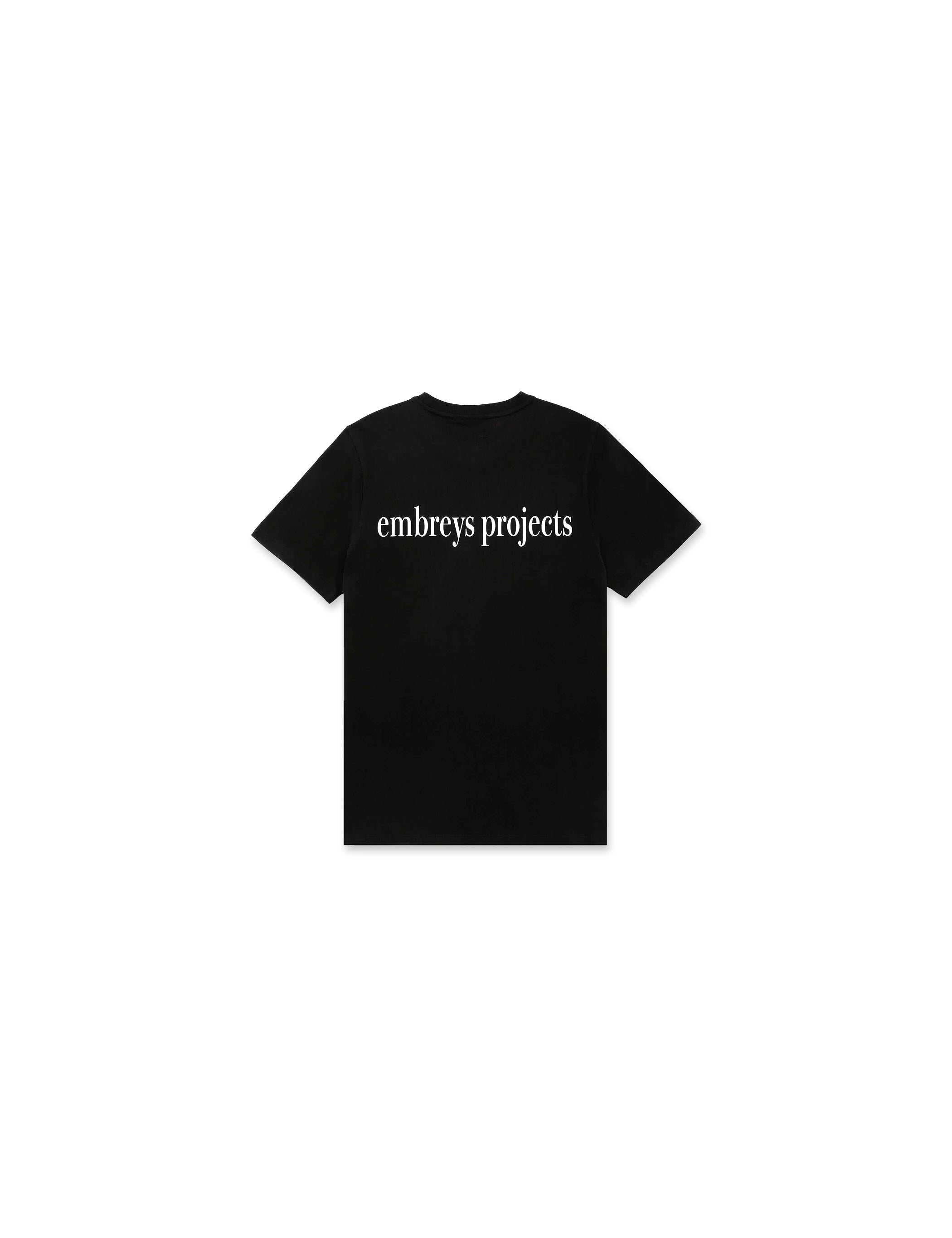 MONO SS TEE - BLACK (W) - Embreys Projects