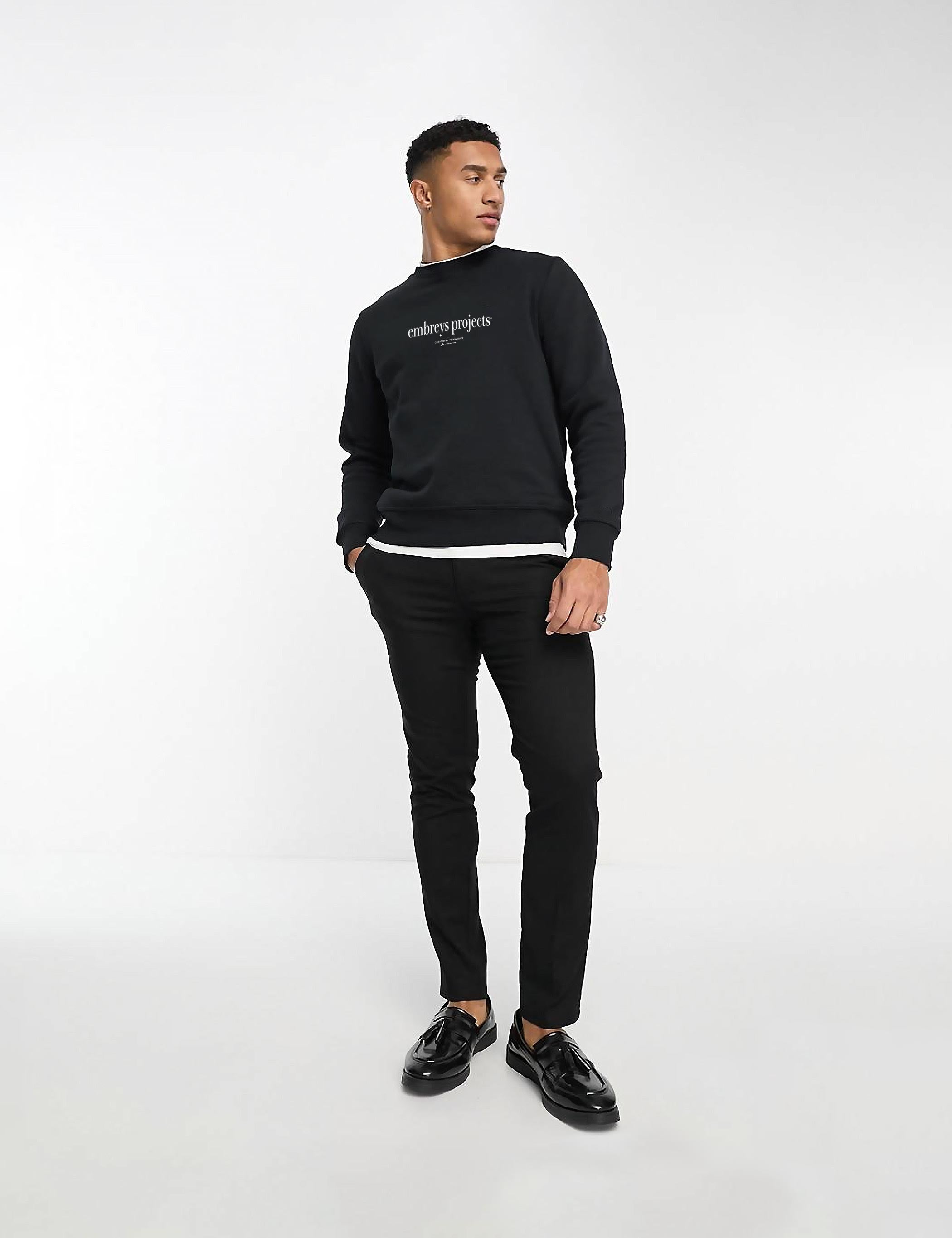ABILITY CN SWEATSHIRT - BLACK - Embreys Projects