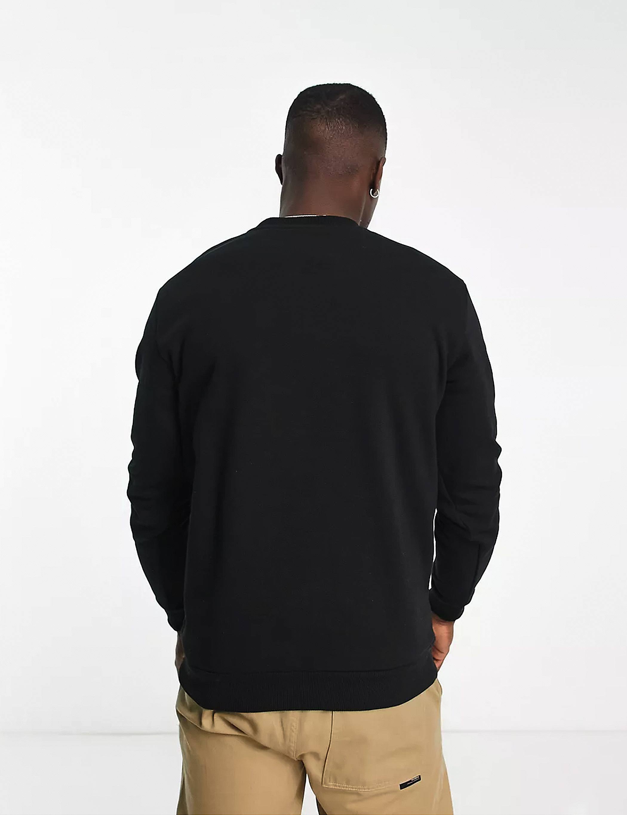 BASSO CN SWEATSHIRT - BLACK - Embreys Projects