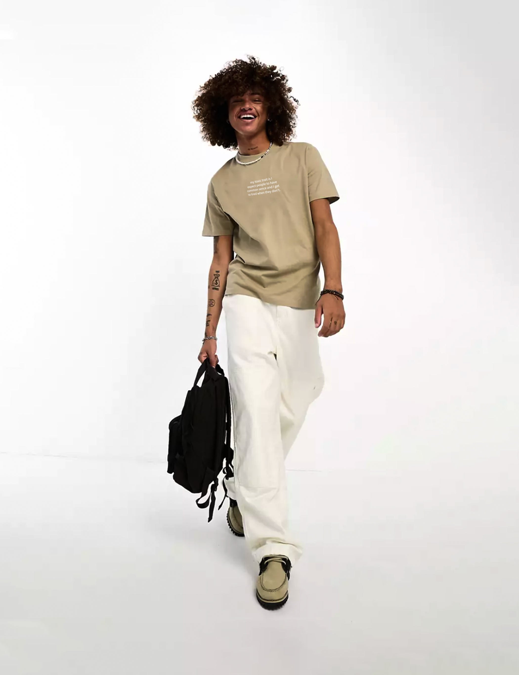BELIEF SS TEE - ELEPHANT SKIN - Embreys Projects