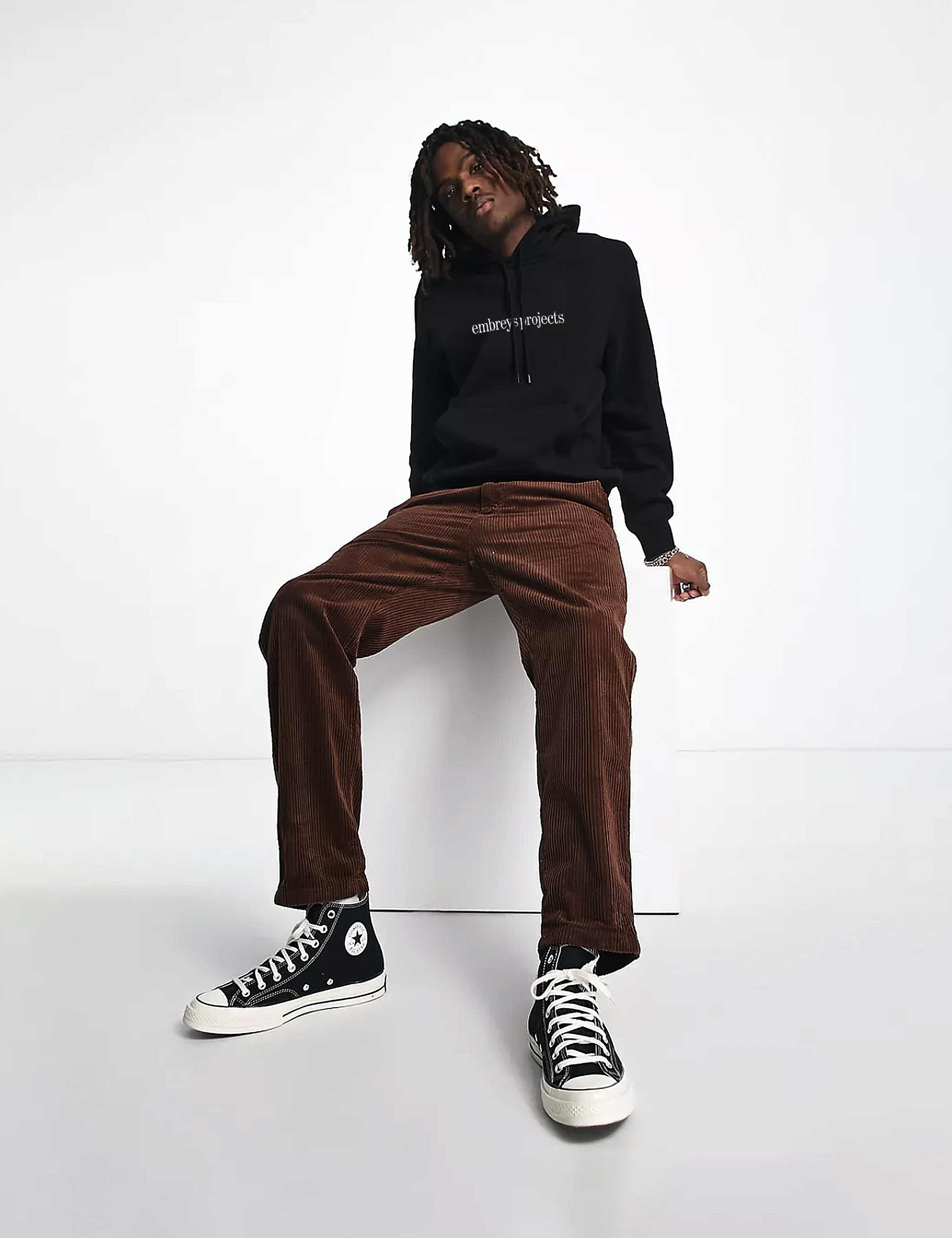 BLAKE HOODIE - BLACK - Embreys Projects