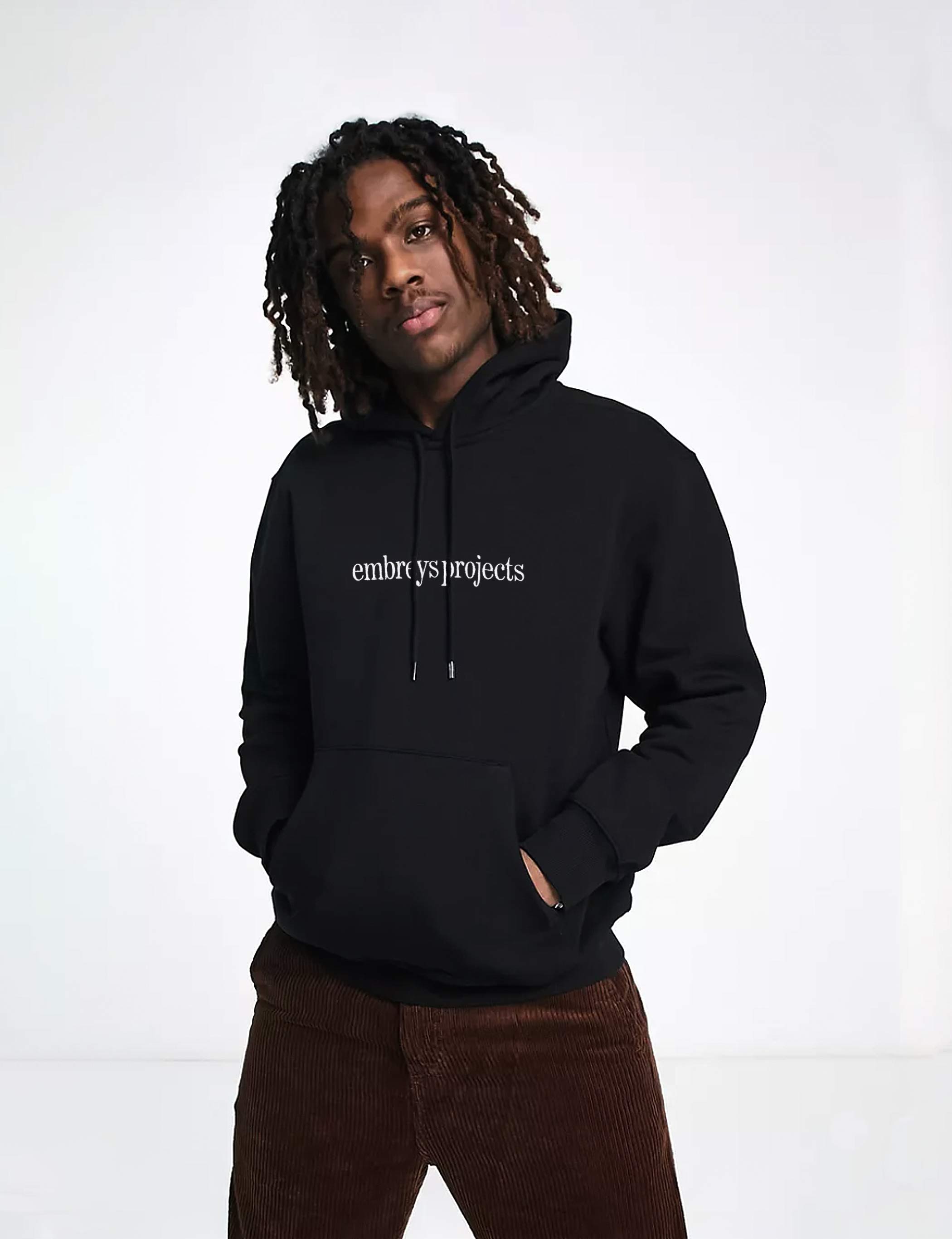 BLAKE HOODIE - BLACK - Embreys Projects