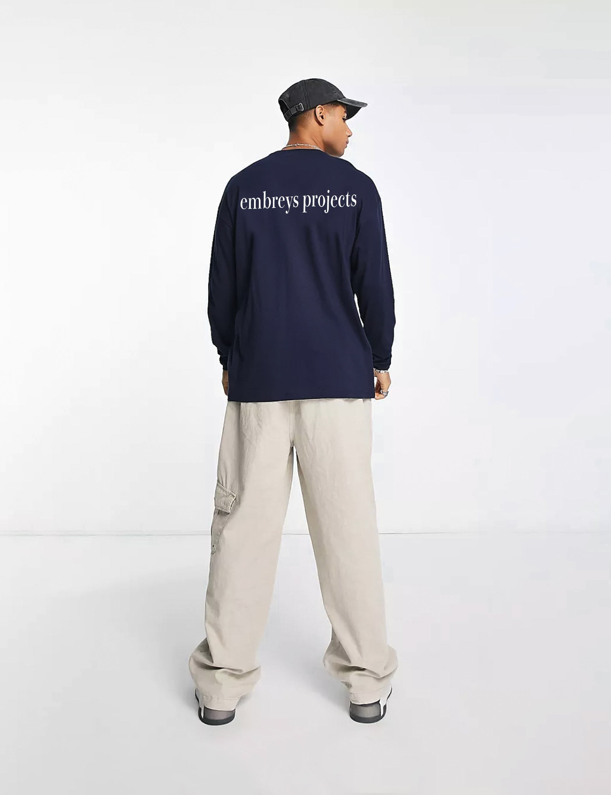 FRANK LS TEE - PAGEANT BLUE - Embreys Projects