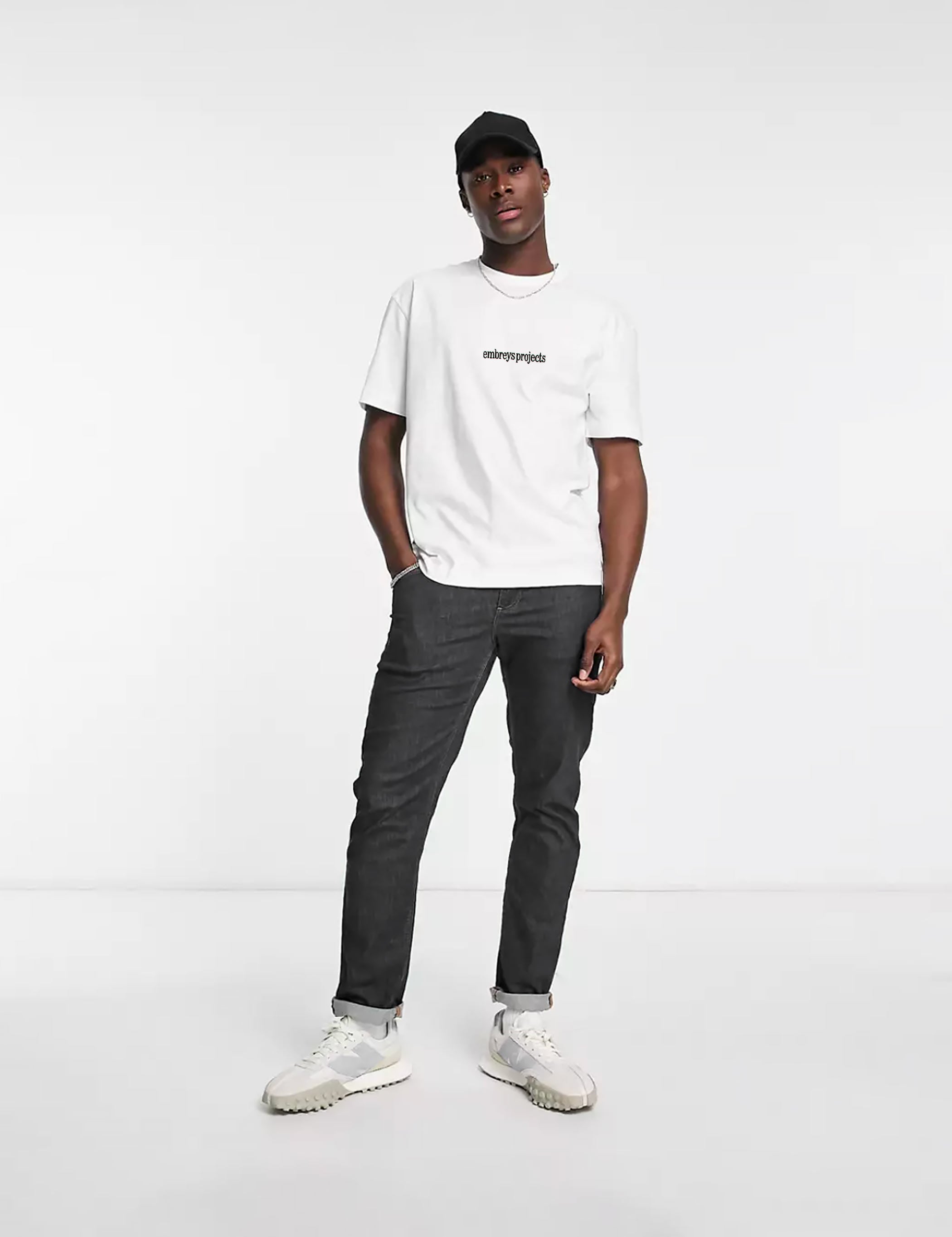 3-PACK ★ ISAAK SS TEE (sort, hvid & navy) - Embreys Projects