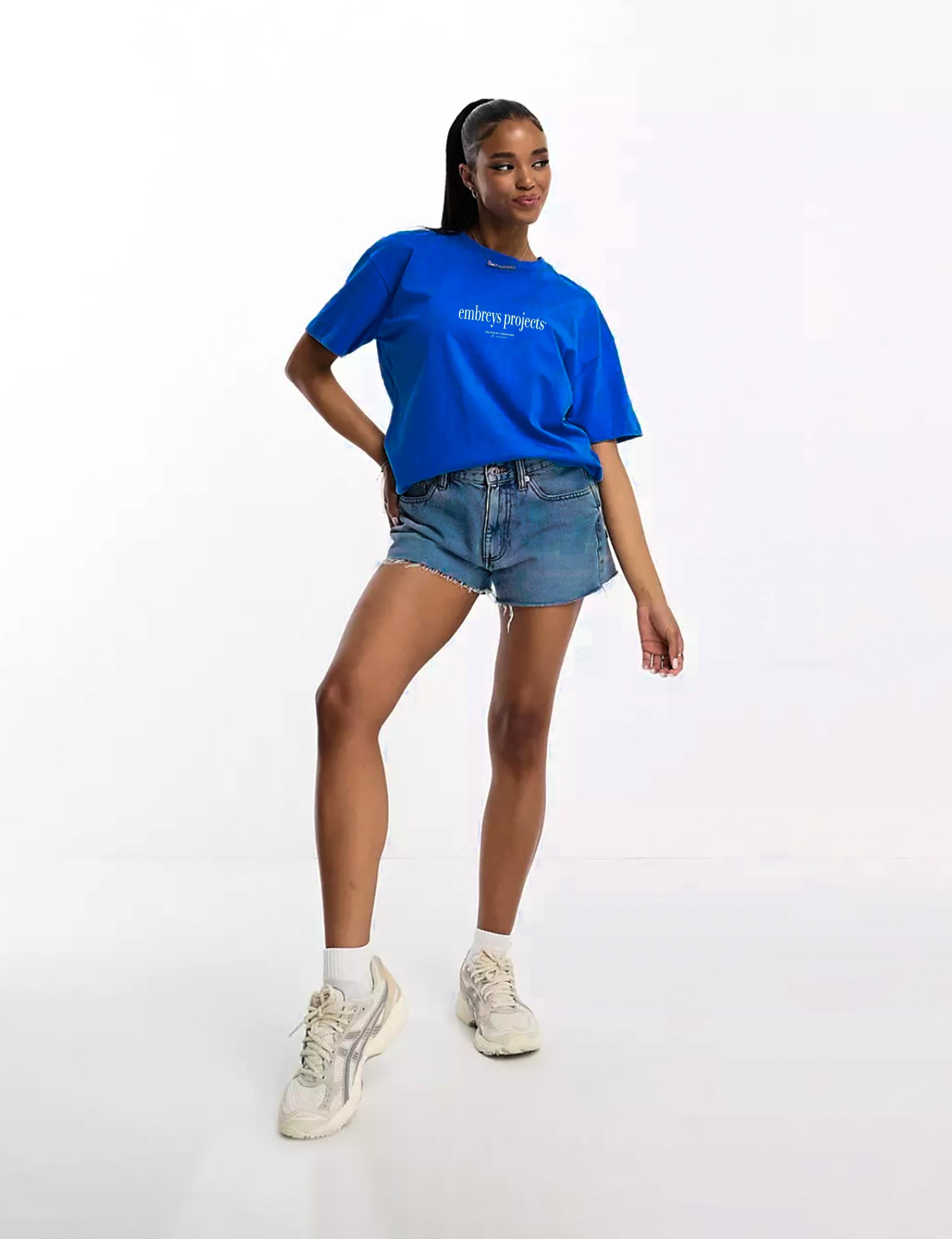 MIND SS TEE - BLUE LOLITE (W) - Embreys Projects