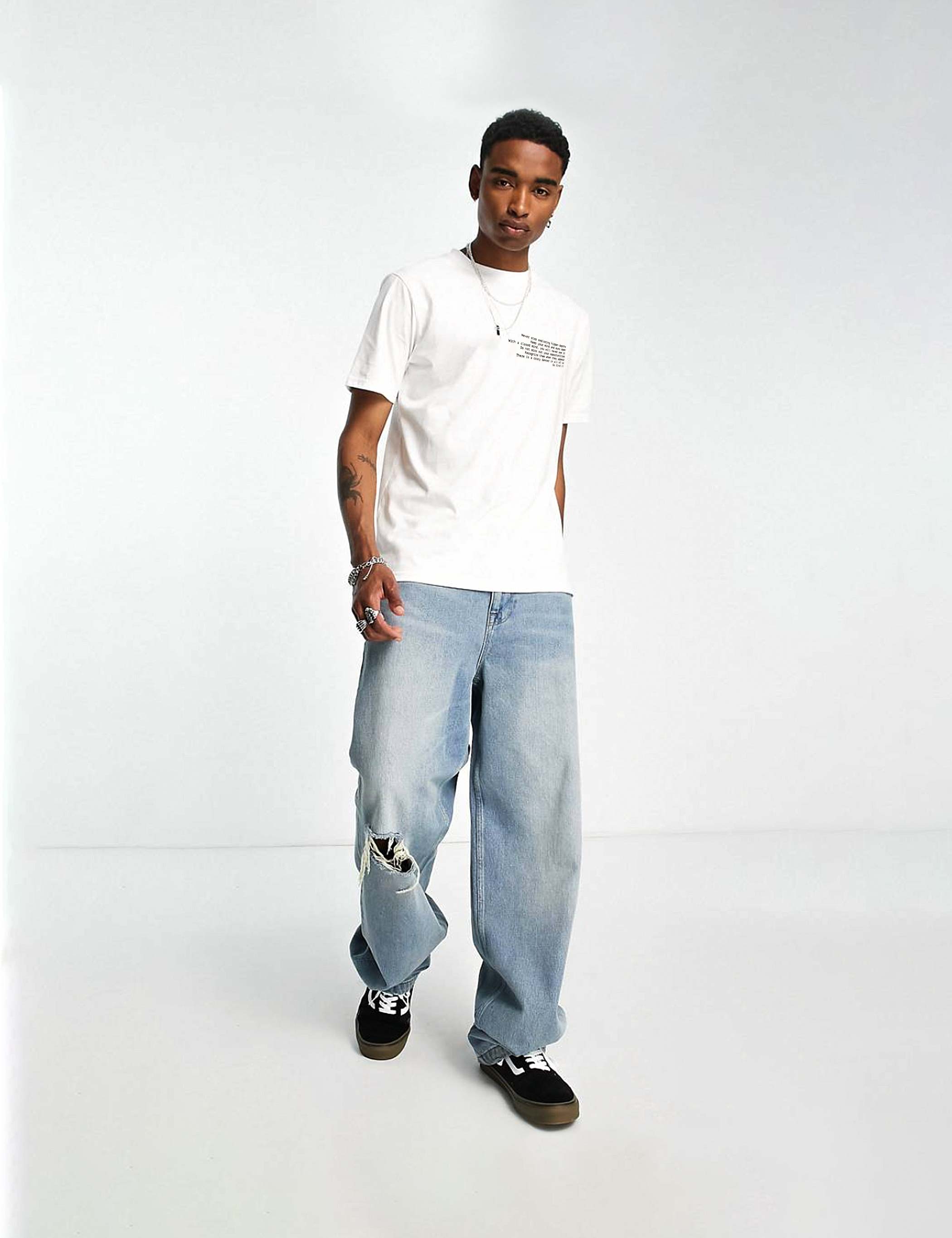 3-PACK ★ MONO SS TEE (sort, hvid & navy) - Embreys Projects