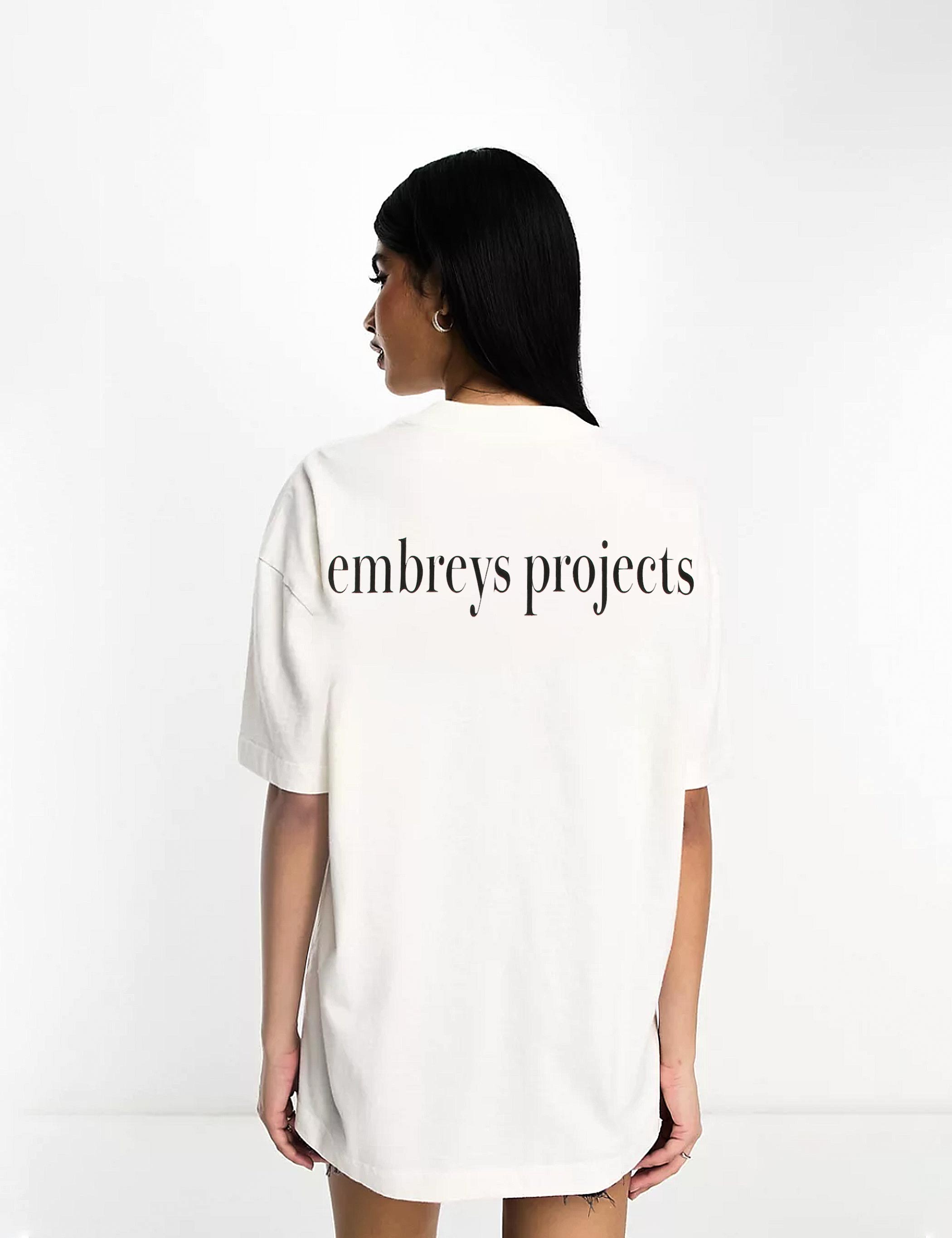 MONO SS TEE - HVID (W) - Embreys Projects