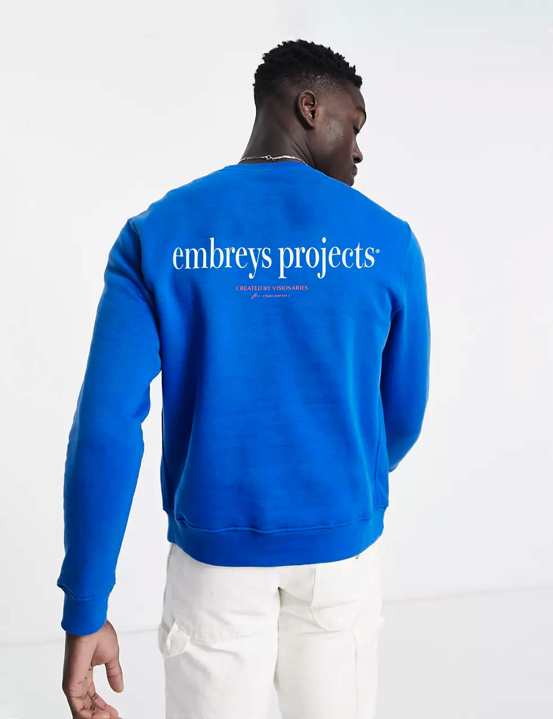 TIME CN SWEATSHIRT - BLUE LOLITE - Embreys Projects