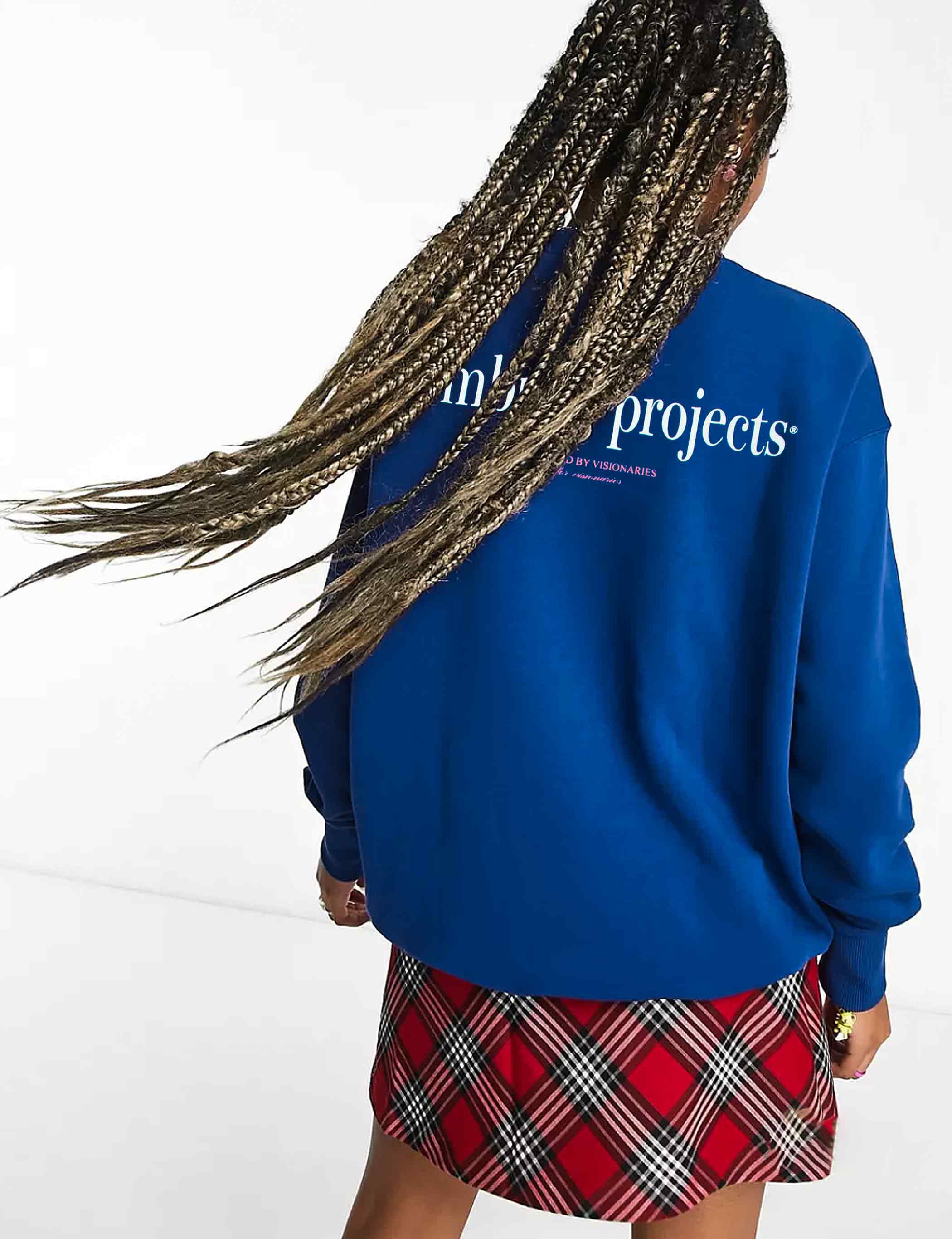 TIME CN SWEATSHIRT - BLUE LOLITE (W) - Embreys Projects