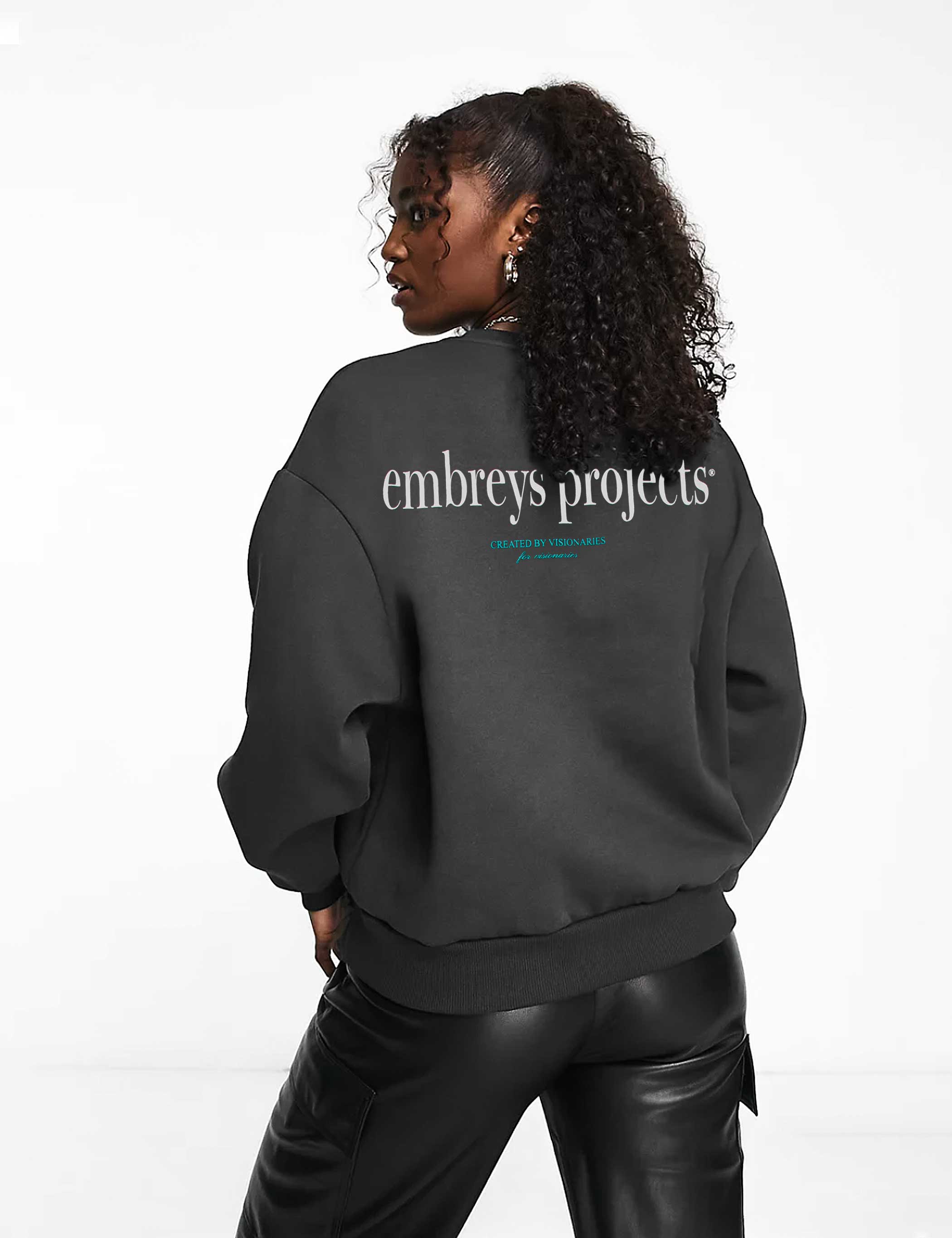TIME CN SWEATSHIRT - PHANTOM (W) - Embreys Projects