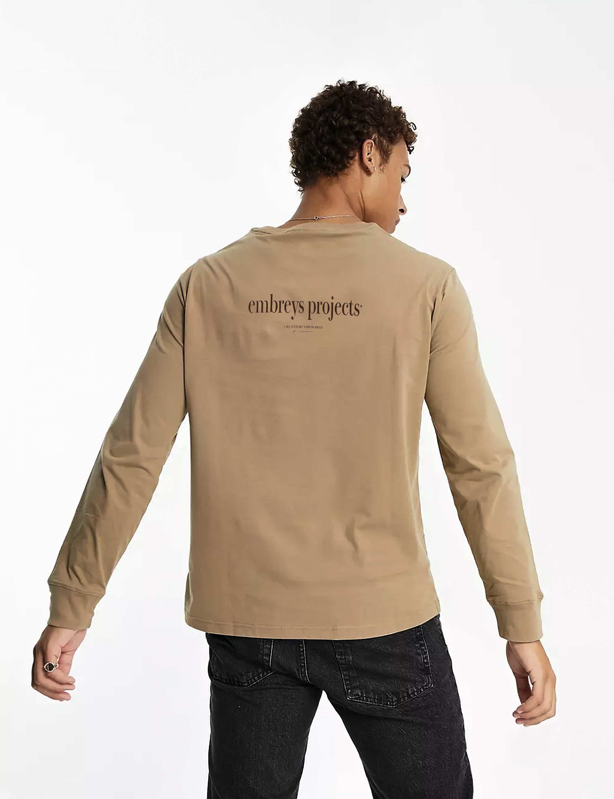 VISIONARY LS TEE - ELEPHANT SKIN - Embreys Projects
