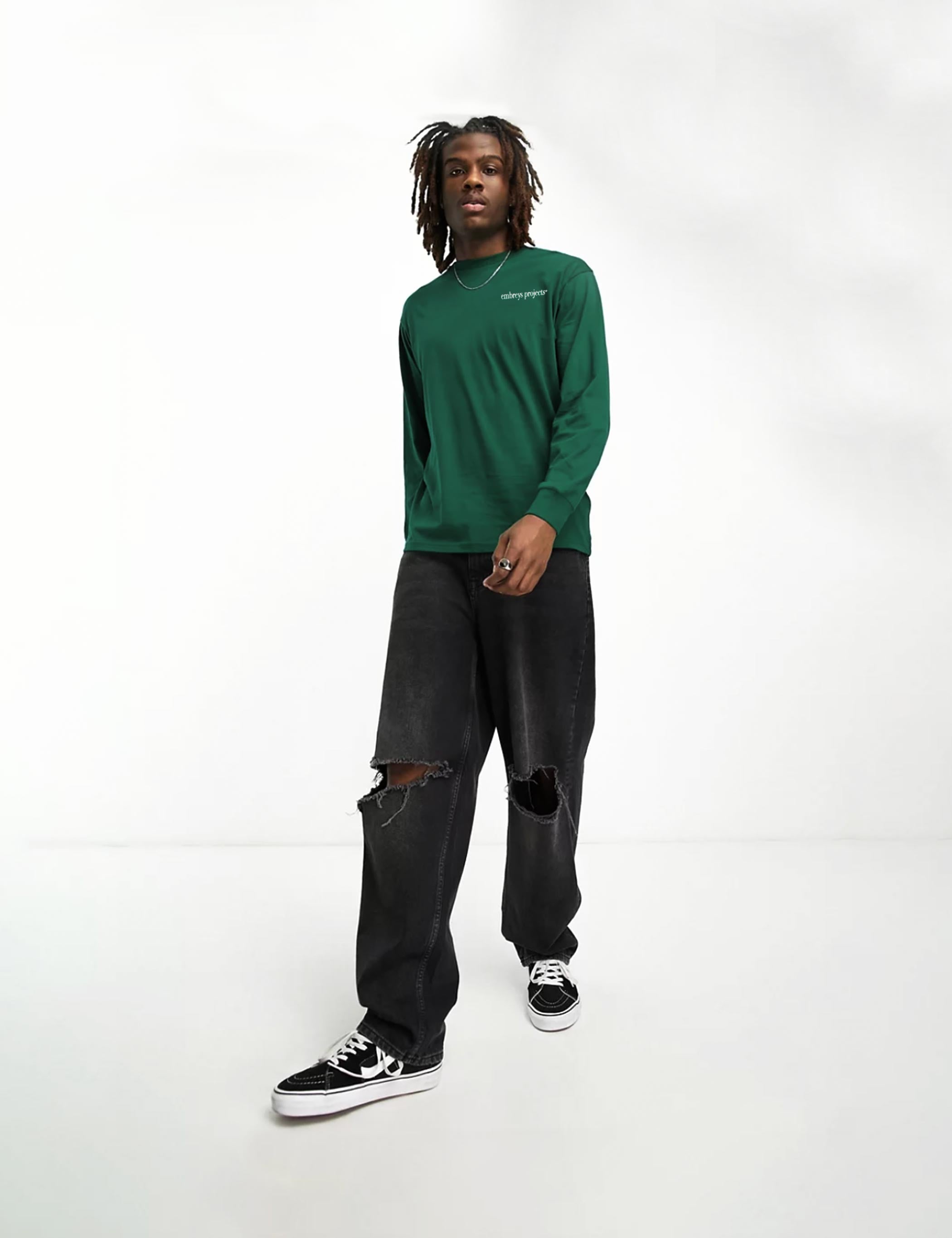 VISIONARY LS TEE - PINE NEEDLE - Embreys Projects
